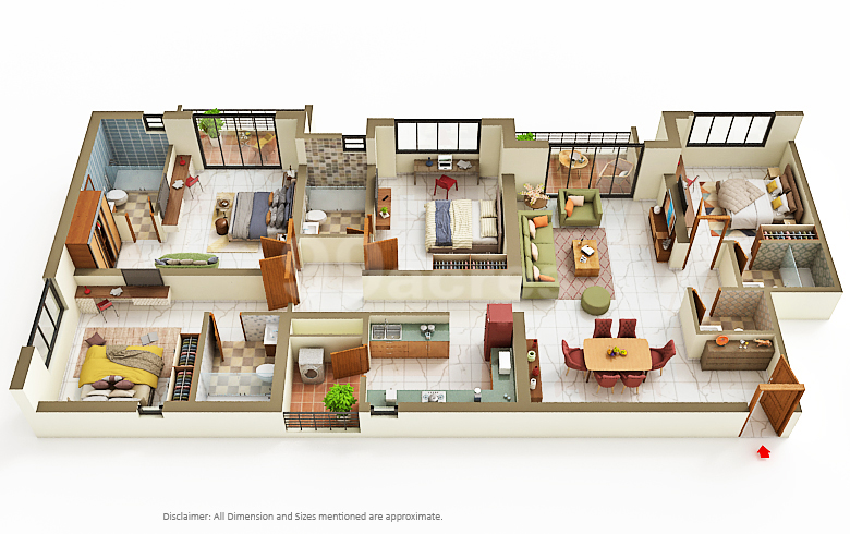 973 sqft